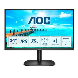 Monitor AOC 24B2XH/EU - 23.8" · 1920x1080 Full HD · HDMI · VGA · 4MS · Vesa 100x100