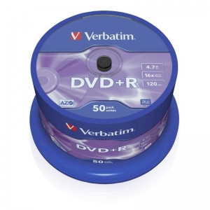 DVD+R VERBATIM Avanced Azo 43550 - 4.7GB · 16X · Tarrina 50 unidades