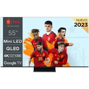 Televisor TCL 55C805 - 55" · UHD 4K · Smart TV · USB · HDMI · WiFi · Negro