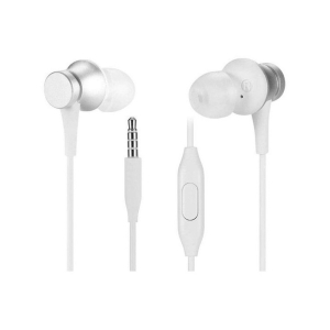 Auriculares Intrauditivos Xiaomi Mi In Ear Basic ZBW4355TY - Jack 3.5mm · 20Mz · Micrófono · Cable 1.25m · Plateados
