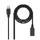 Cable USB 3.0 Tipo A/M a USB Tipo A/H - 3 m · Negro