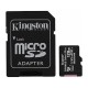 Tarjeta de Memoria KINGSTON Canvas Select Plus MicroSDXC UHS-I SDCS2/128GB - 128GB · Clase 10 + Adaptador